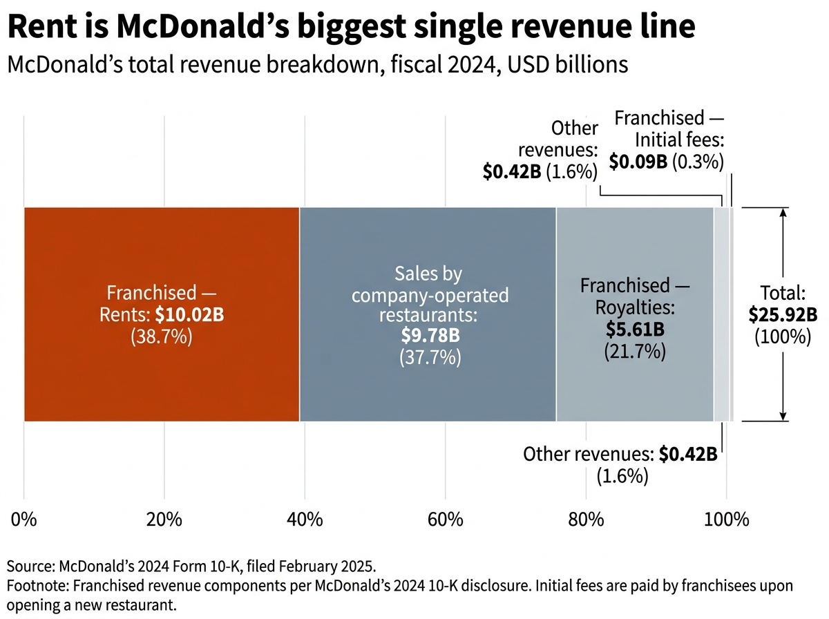 McDonald's revenue breakdown 2024