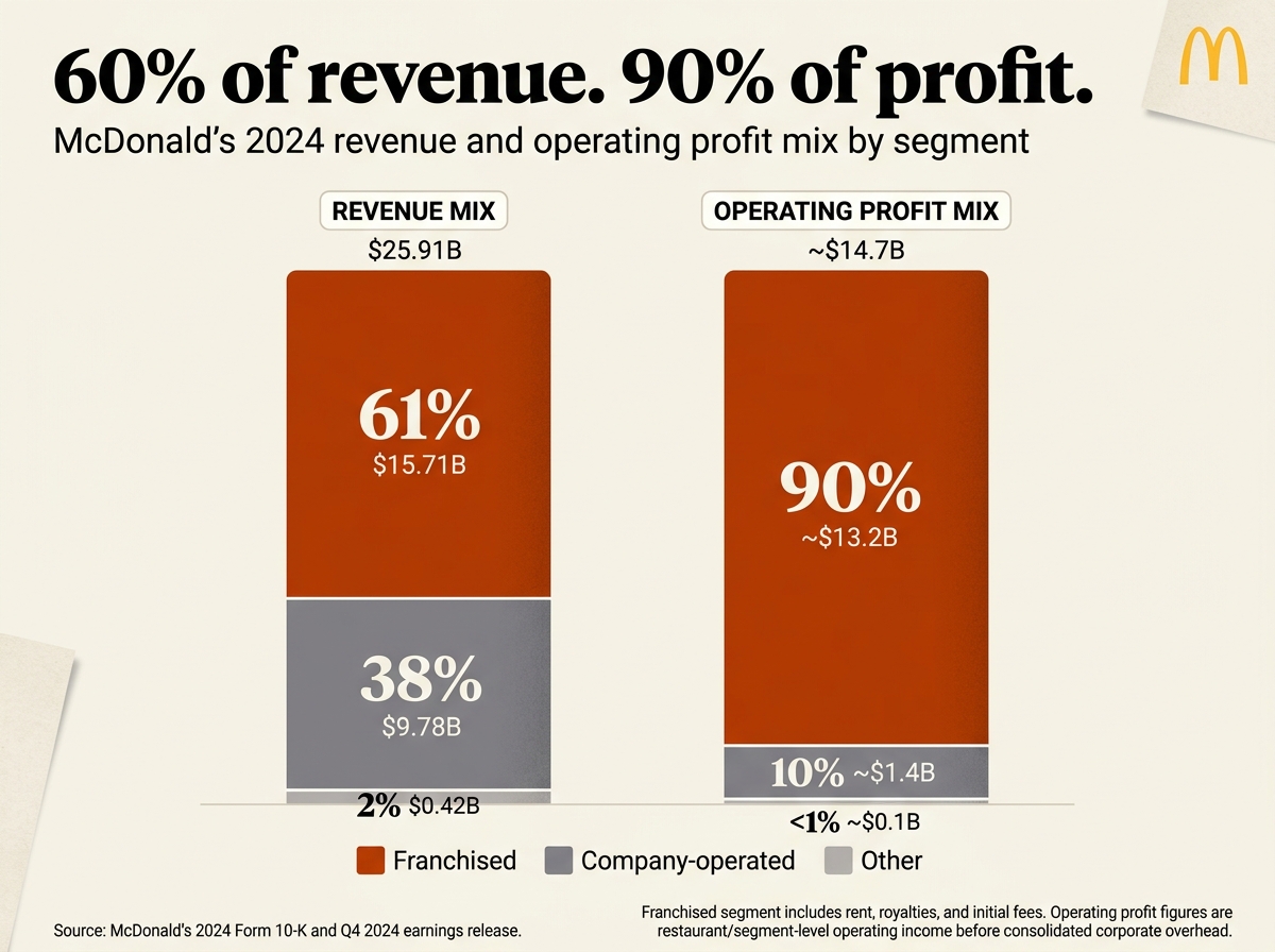 McDonald's revenue profit mix